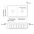 Кухонная мойка Kerasan Hanna Glasse Surrey 80 см 545001 - фото 3