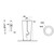 Раковина отдельностоящая Kerasan Oke 40 см 554101 (колонна 557401) - фото 4