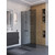 Душевая перегородка BelBagno 110 см UNO-L-1-TB-110-GR-Cr (стекло 8 мм) хром/графит - фото 