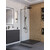 Душевая перегородка BelBagno 70 см UNO-L-1-TB-70-C-GM (стекло 8 мм) оружейная сталь/прозрачное - фото 