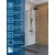 Душевая перегородка BelBagno 80 см UNO-L-1-TB-80-C-GM (стекло 8 мм) оружейная сталь/прозрачное - фото 2