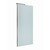 Душевая перегородка BelBagno 90 см UNO-L-1-TB-90-FL-GM (стекло 8 мм) оружейная сталь/рифленое - фото 4