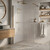 Душевая перегородка Loranto Walk-in 110 см CS-Z02G-110 (стекло 8 мм) брашированное золото/рифленое - фото 