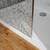 Душевая перегородка Azario Walk-in 120 см AZ-275-120-MB-CBR (стекло 13 мм) чёрный матовый/битое стекло - фото 4
