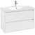 Тумба подвесная с раковиной-столешницей Villeroy&Boch Skyla 100 см C79900VE (раковина 5A51A501) brilliant white - фото 