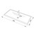 Тумба напольная с раковиной Azario Руфина 80/2Н 80 см CS00108078 (раковина Монте Нео 80) теффи - фото 6