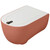 Унитаз подвесной безободковый ArtCeram The One THV001 14 00, rosso corallo, Цвет производителя: коричневый - фото 