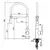 Смеситель для кухни Wonzon & Woghand WW-458027-CR - фото 6
