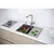 Кухонная мойка Paulmark NEXT-MULTI SINK 54-L UNI 1,2 мм PM785445-L-BS, брашированная сталь - фото 2