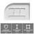 Поддон акриловый Abber 100x90 см AD3E109 R - фото 4