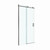 Душевая дверь BelBagno 100 см SOFT_CLOSE-2-BF-1-100-C-GM (стекло 8 мм) оружейная сталь/прозрачное - фото 7
