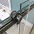 Душевая дверь BelBagno 100 см SOFT_CLOSE-2-BF-1-100-C-GM (стекло 8 мм) оружейная сталь/прозрачное - фото 4