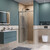 Душевая дверь BelBagno 100 см SOFT_CLOSE-2-BF-1-100-C-GM (стекло 8 мм) оружейная сталь/прозрачное - фото 6