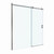 Душевая дверь BelBagno 180 см SOFT_CLOSE-2-BF-1-180-C-GM (стекло 8 мм) оружейная сталь/прозрачное - фото 7
