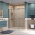 Душевая дверь BelBagno 180 см SOFT_CLOSE-2-BF-1-180-C-GM (стекло 8 мм) оружейная сталь/прозрачное - фото 4