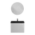 Тумба подвесная с раковиной BelBagno 60 см MARINO-600-2C-SO-BO-P (раковина BB600/450-LV-ART-AST-NERO) Bianco Opaco - фото 7