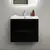 Тумба подвесная с раковиной BelBagno 60 см MARINO-CER-MINI-600-2C-SO-NL-P (раковина BB-8099-3-60) Nero Lucido - фото 10