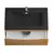 Тумба подвесная с раковиной BelBagno 80 см MARINO-800-2C-SO-RN-P (раковина BB800/450-LV-ART-PR-NERO) Rovere Nature - фото 7