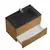 Тумба подвесная с раковиной BelBagno 80 см MARINO-800-2C-SO-RN-P (раковина BB800/450-LV-ART-PR-NERO) Rovere Nature - фото 5