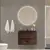 Тумба подвесная с раковиной BelBagno 80 см MARINO-800-2C-SO-RW-P (раковина BB800/450-LV-ART-PR-NERO) Rovere Moro - фото 11