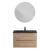 Тумба подвесная с раковиной BelBagno 80 см MARINO-800-2C-SO-WO-P (раковина BB800/450-LV-ART-PR-NERO) Rovere Bianco - фото 9