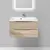 Тумба подвесная с раковиной BelBagno 80 см MARINO-800-2C-SO-WO-P (раковина BB800/450-LV-MR-FT) Rovere Bianco - фото 