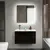 Тумба подвесная с раковиной BelBagno 80 см MARINO-CER-MINI-800-2C-SO-NL-P (раковина BB-8099-3-80) Nero Lucido - фото 10