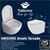 Инсталляция с подвесным унитазом комплект: Grohe Rapid SL 38772001 с подвесным безободковым унитазом Taliente Amato Tornado 3 AM55003 сиденье микролифт, крепление, кнопка смыва хром (система смыва Торнадо) - фото 8