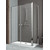 Душевое ограждение Radaway EOS II DWD+S1 90х90 см L/R, хром/прозрачное - фото 