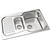 Кухонная мойка Oulin OL-359S 1 мм, нержавеющая сталь - фото 4
