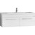 Тумба подвесная с раковиной Акватон Мадрид 120М см 1A1703K2MA010, белый - фото 