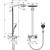Душевая стойка с термостатом Hansgrohe Raindance Select E300 3jet Showerpipe 27127000 - фото 5