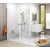 Душевое ограждение Ravak Chrome CRV1+CRV1 100x100 см 1QVA0101Z1 белый/прозрачное - фото 3