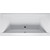 Ванна акриловая Riho JULIA 160x70 см B024001005, Размер - мм: 1600х700 - фото 