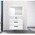 Тумба подвесная с раковиной BelBagno AURORA-800-2C-SO-BL 80 см, Bianco Lucido, Цвет фасада: Bianco Lucido - фото 2