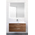 Тумба подвесная с раковиной BelBagno AURORA-900-2C-SO-RT 90 см, Rovere Tabacco, Цвет фасада: Rovere Tabacco - фото 7