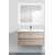 Тумба подвесная с раковиной BelBagno KRAFT-1000-2C-SO-RGB 100 см, Rovere Galifax Bianco - фото 2
