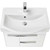 Тумба подвесная с раковиной Акватон Беверли 65 см 1A2353K0BV010, белый - фото 5
