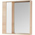 Зеркало-шкаф Акватон Бостон 75 см 1A240302BN010, белый/дуб эврика - фото 