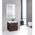 Тумба подвесная с раковиной BelBagno ETNA39-500/390-2C-SO-RW-P 50 см, Rovere Moro, Цвет фасада: Rovere Moro - фото 2