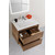 Тумба подвесная с раковиной BelBagno KRAFT 39-500/390-2C-SO-RT 50 см, Rovere Tabacco - фото 3