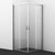 Душевое ограждение WasserKraft Lippe 80х80 см 45S02, хром/прозрачное - фото, картинка  Душевое ограждение WasserKraft Lippe 80х80 см 45S02, хром/прозрачное - фото