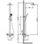 Душевая стойка с термостатом Timo Tetra-Thermo SX-0169/00 - фото, картинка 5 Душевая стойка с термостатом Timo Tetra-Thermo SX-0169/00 - фото 5