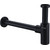 Сифон для умывальника WasserKraft A094, черный - фото 