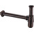 Сифон для умывальника WasserKraft A095, темная бронза - фото 