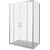 Душевое ограждение Bas Infinity WTW-TD+SP C-CH 150х90 см, хром/прозрачное - фото 