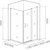 Душевое ограждение Bas Latte WTW+SP C-WE 110х90 см алюминий/прозрачное - фото 5