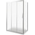 Душевое ограждение Bas Orion WTW+SP G-CH 140х90 см хром/матовое - фото 