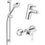 Набор смесителей 3 в 1 для душа Kludi Pure&Easy 378450565 - фото 