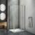 Душевое ограждение Bas Mokka WTW+SP C-WE 120х100 см алюминий/прозрачное - фото 4